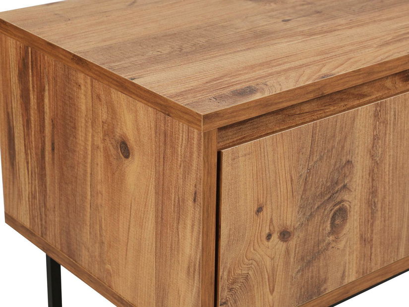 Masă TV/Dulap Lapin 140 (Nuc + Negru)