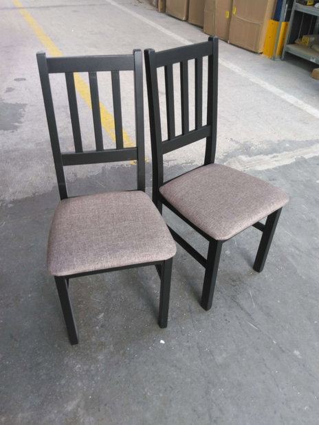 Scaun de sufragerie – Dalam IV (negru + bej) *resigilat