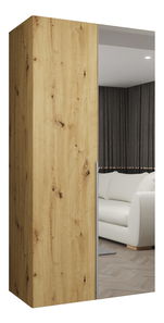 Ruhásszekrény 100 cm Alice 2 (artisan tölgy + kasmír)