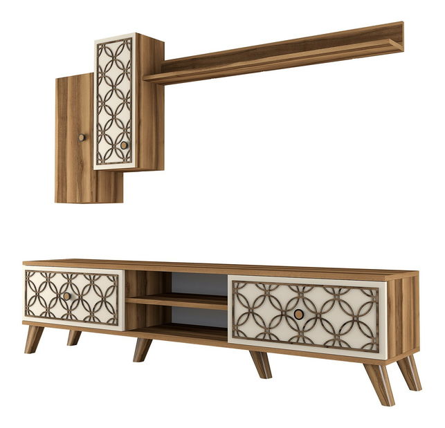 Set za dnevni boravak Clara (orah + krem)