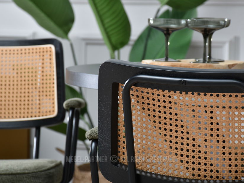 Stolička Cleo (kaki + čierna)