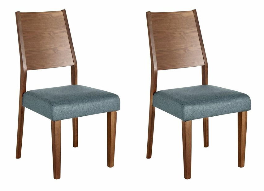 Set 2 ks jedálenských stoličiek Eulalia (tmavé drevo)