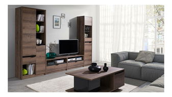 Obývacia izba Desayuno 1 (dub monastery + lesk čierny)