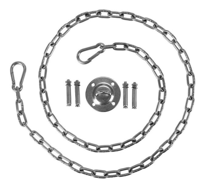 Viseća stolica za ljuljanje Belgica 1 (transparentna + srebrna + siva) 