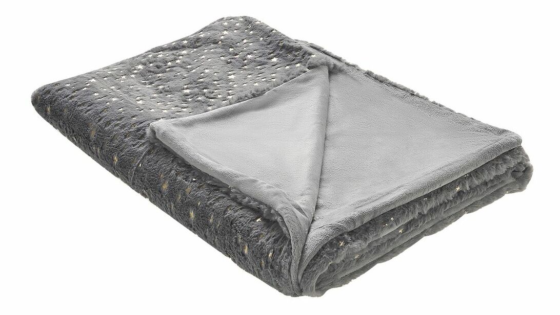 Pătură 130 x 180 cm Alaza (gri)