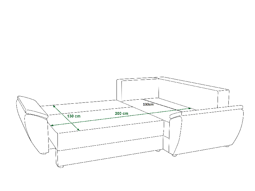 Kutna garnitura Radiant Plus (crna + siva) (L)