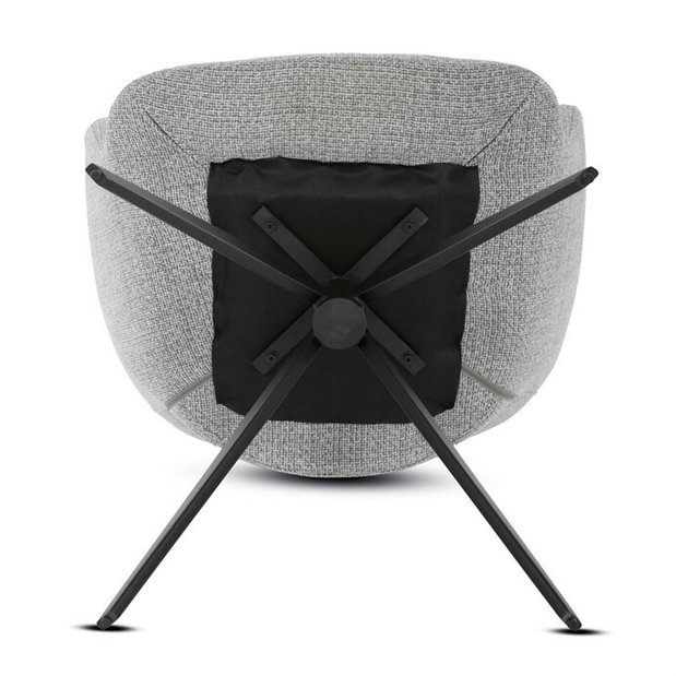 Jedálenská stolička Diamantal (sivá)