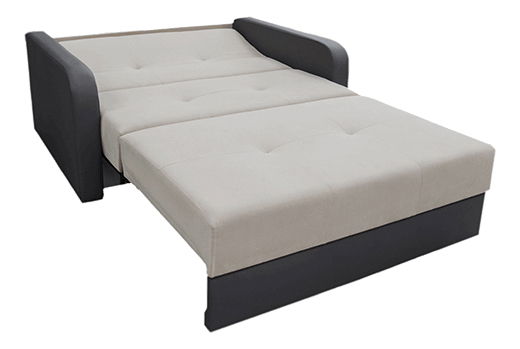 Fotelja na razvlačenje Tomful II (smeđa + tamnosmeđa)