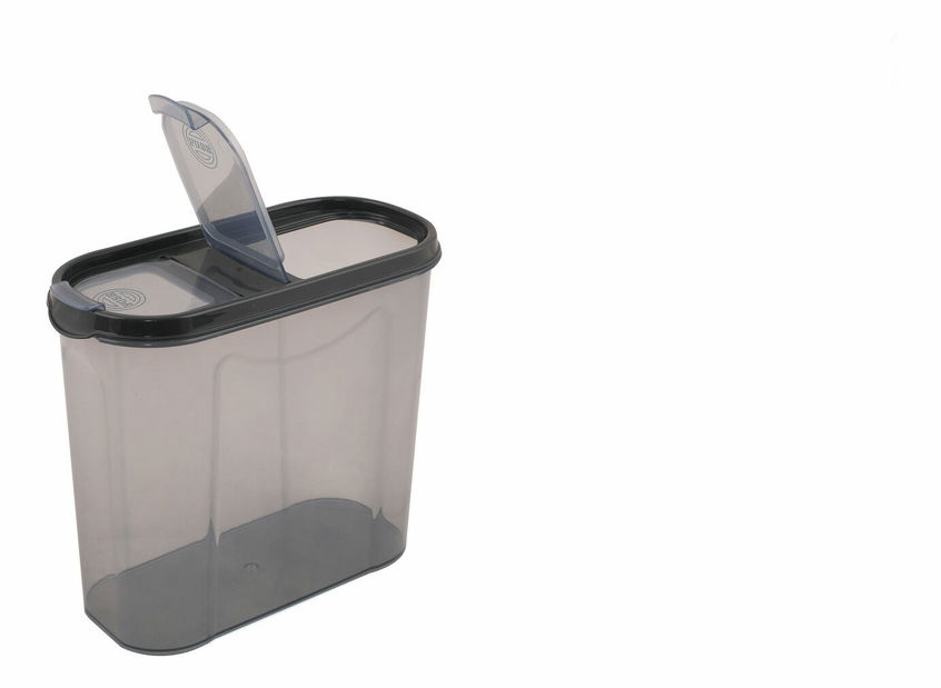 Sada úložných dóz na potraviny (12 ks.) Dru 127 (antracitová)