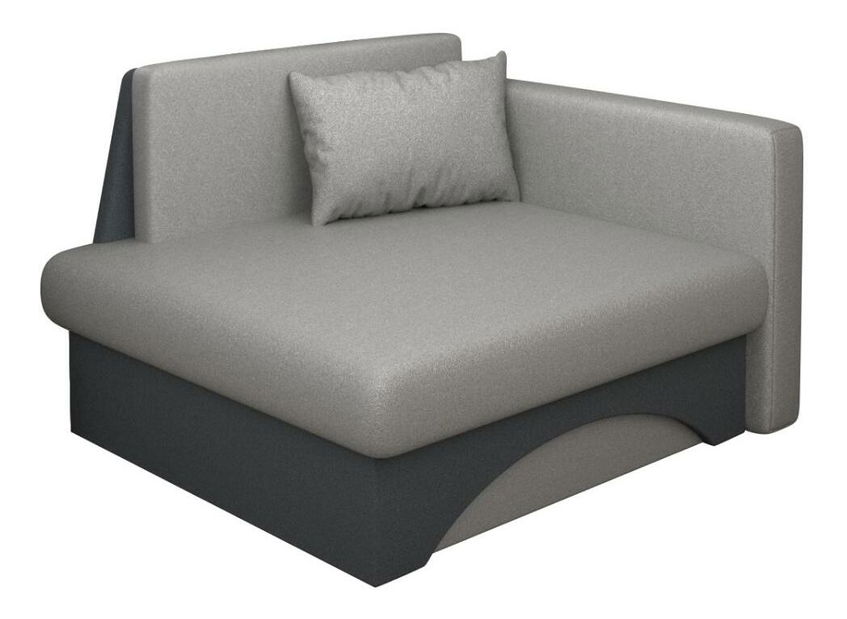 Kreslo Kubosik new (sivá + tmavosivá) (pravá)