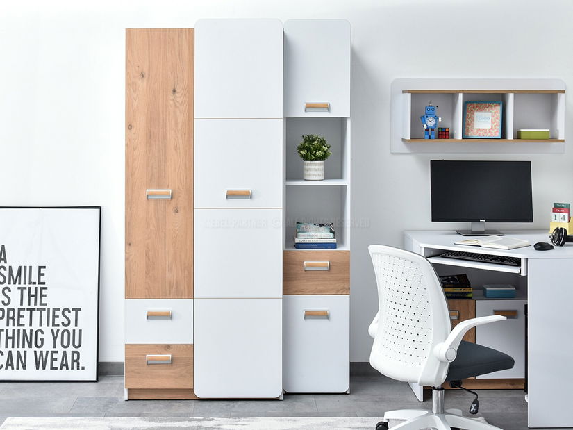 Mobilier cameră studenți Clerigo 05 (alb)