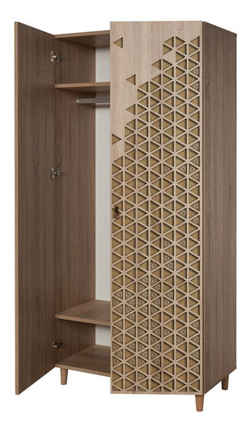 Dulap de haine Sirius 120 (Stejar sonoma)