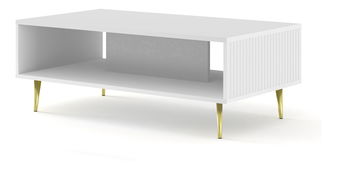 Stolić za kavu Rowanna (bijela + zlatna)