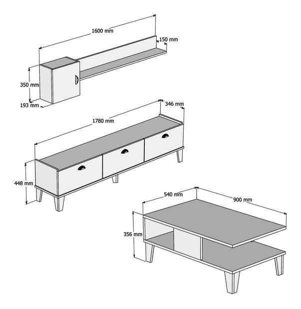Set za dnevni boravak Summa