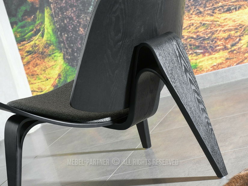 Fotel Ronaldo (fekete)