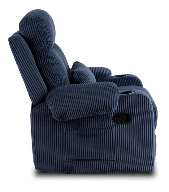 Polohovacie kreslo Trigesimo (námornícka modrá) 