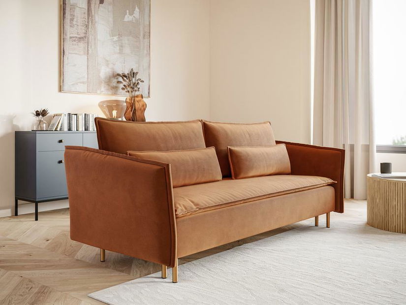 Sofa Union (bakar + zlatna)