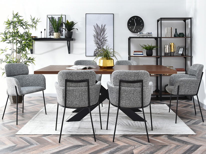 Scaun Baggie K (gri + negru)