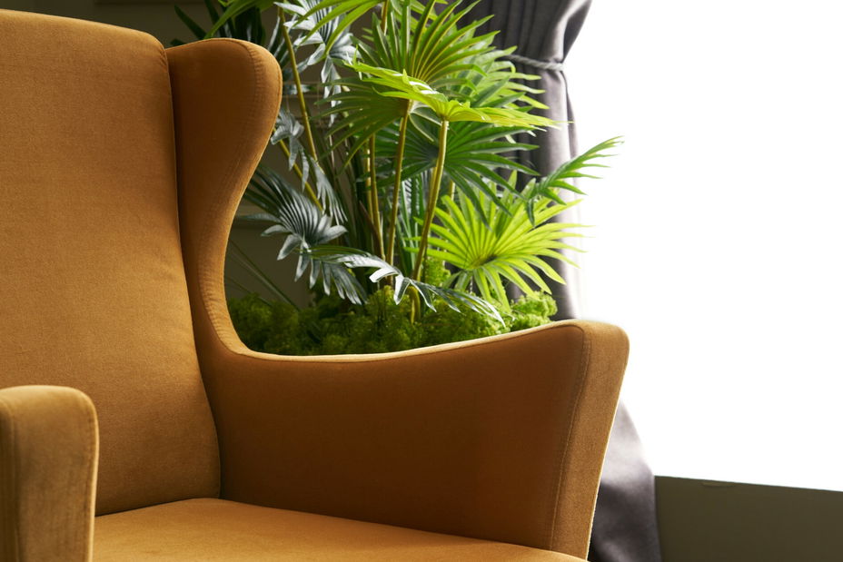 Fotelja Lusitania (zlatna)