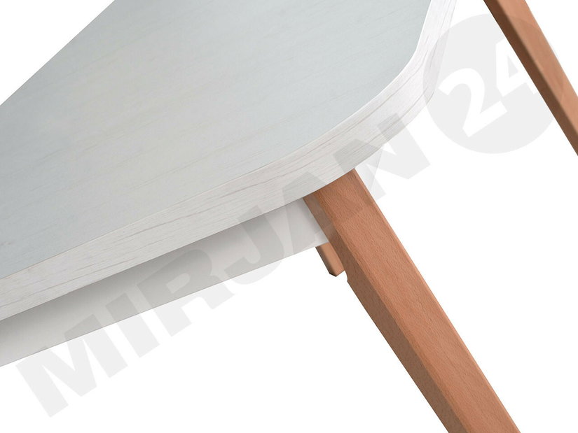 Asztal Harry 80 x 140+180 VI (sonoma tölgy L) (fekete)