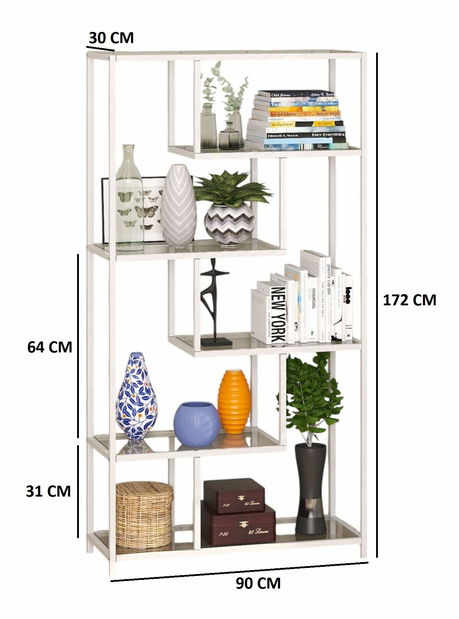 Regal Byat 30 (bijela + staklo)