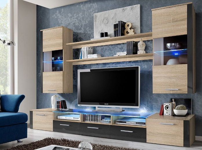 Obývacia stena Fresh 21 DSG FR (s osvetlením)