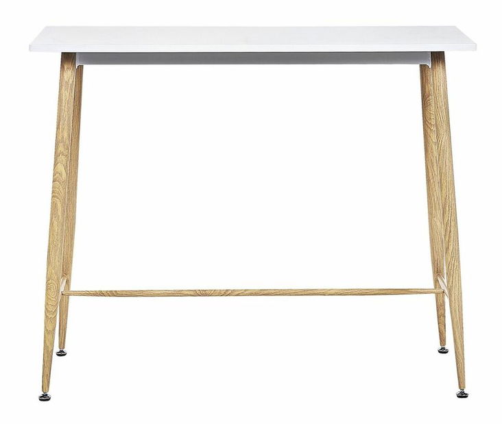 Masă bar CHAVIO (alb) (pentru 4 persoane)