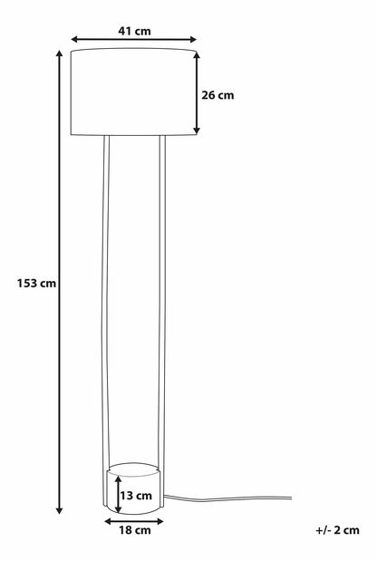 Állólámpa Remulus (fehér)