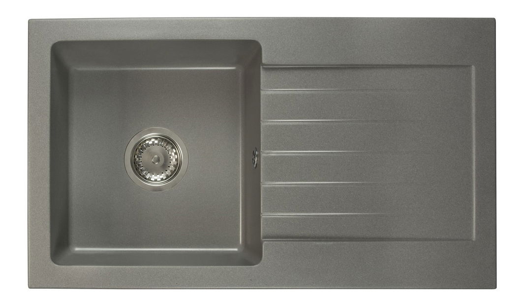 Mosogató Lemmion (szürke) (1 csaplyukkal) (J)