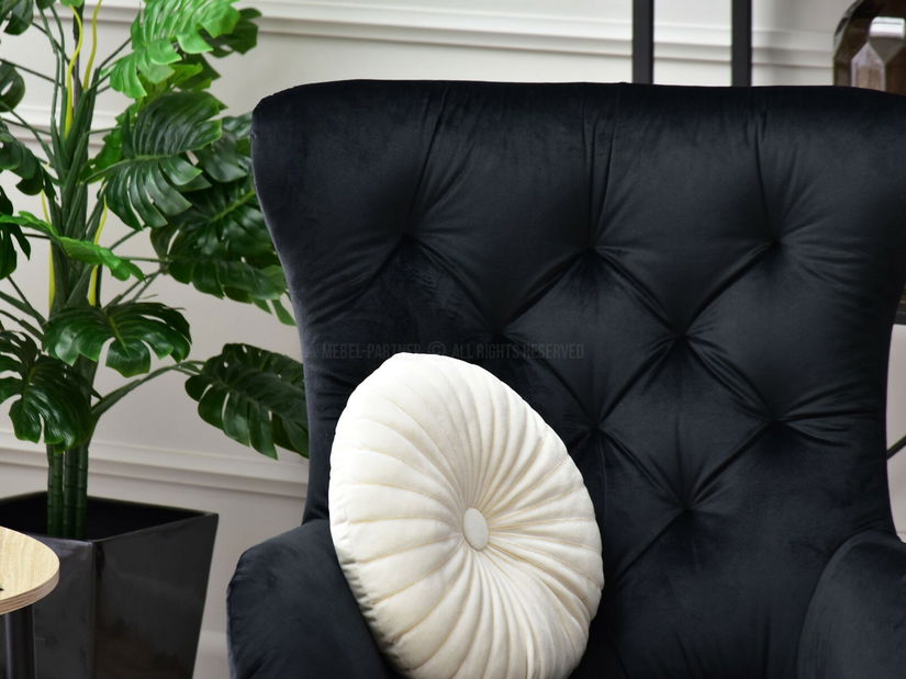 Fotel Aaron (fekete)