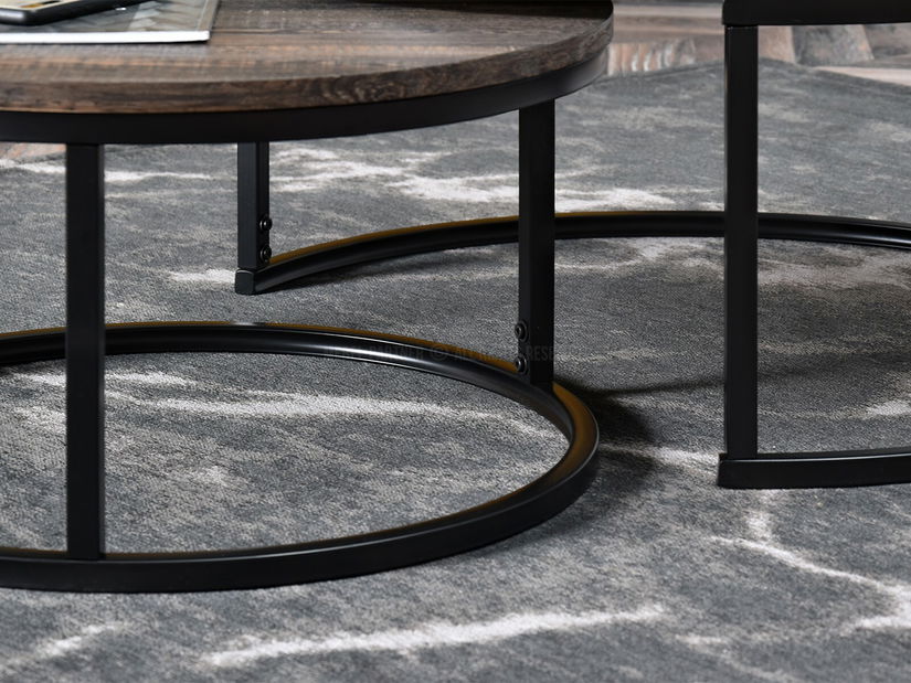 Stolić za kavu Kolja Zest Xl (hrast + crna)