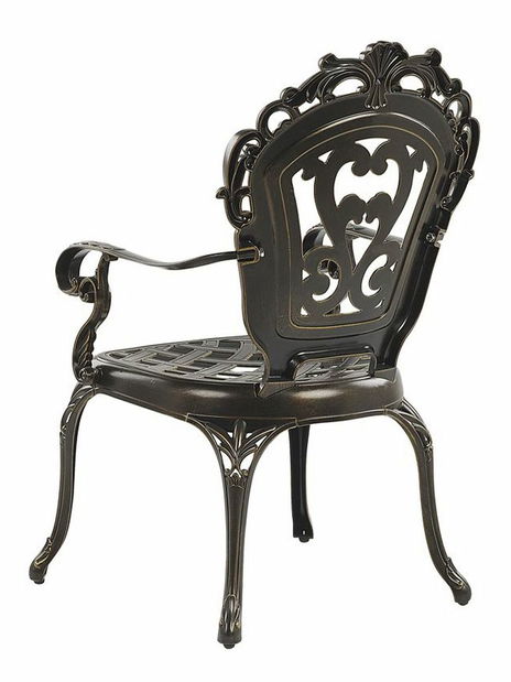 Kerti szék szett 2db SAPRENA (alu) (barna)