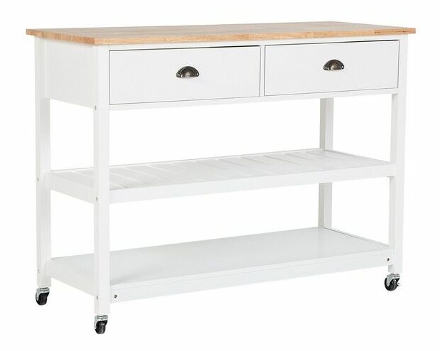 Cărucior servire Noida (alb) *vânzare