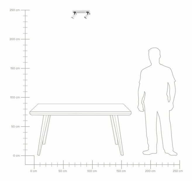 Mennyezeti lámpa Killi (fehér)