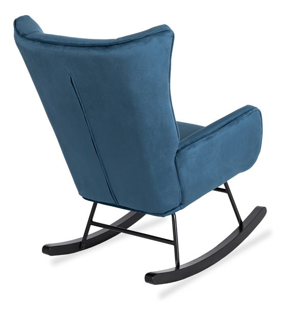 Fotelja za ljuljanje Jasusas (tamnoplava) 