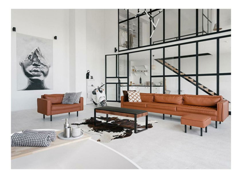 Dohányzóasztal Alberga (fekete márvány)