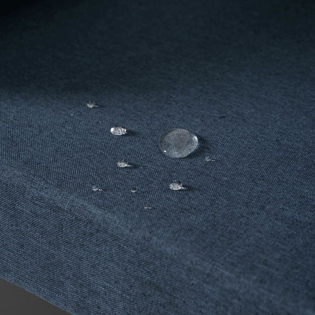 Záhradný set Necasario (námornícka modrá + čierna) (pre 4 osoby)