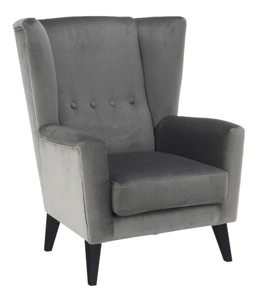 Fotel Rodeza Kronos 15 (Világosszürke + Fekete) 