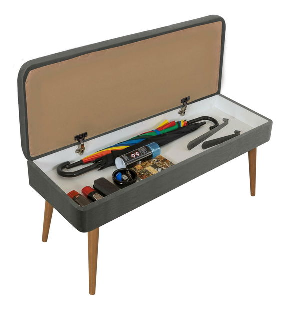 Mobilier hol Beside 1 (alb + gri)