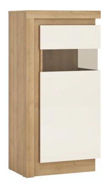 Vitrína Leonan 02 (s osvetlením) (P)