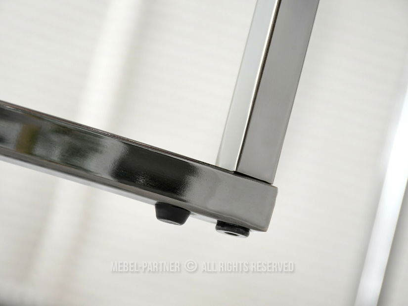 Konferenčný stolík Grande (mramorovo sivá + čierna)