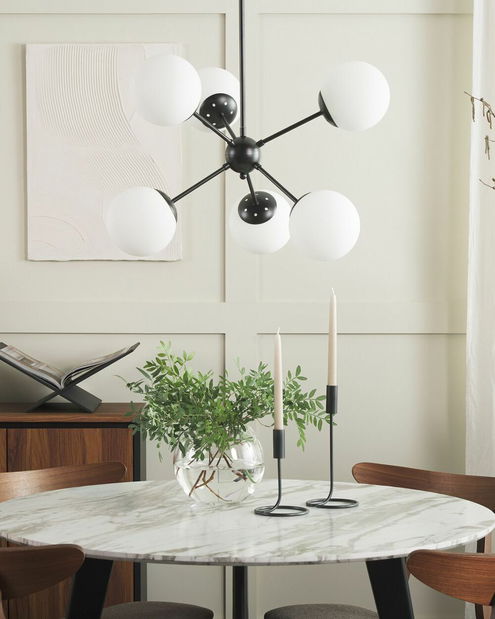 Závesné svietidlo Adew (čierna)