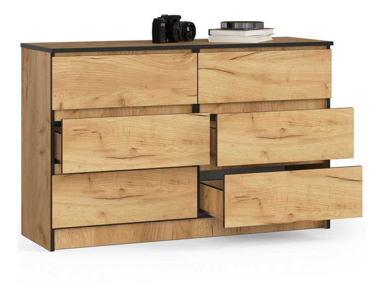 Comodă Kapil (stejar craft)