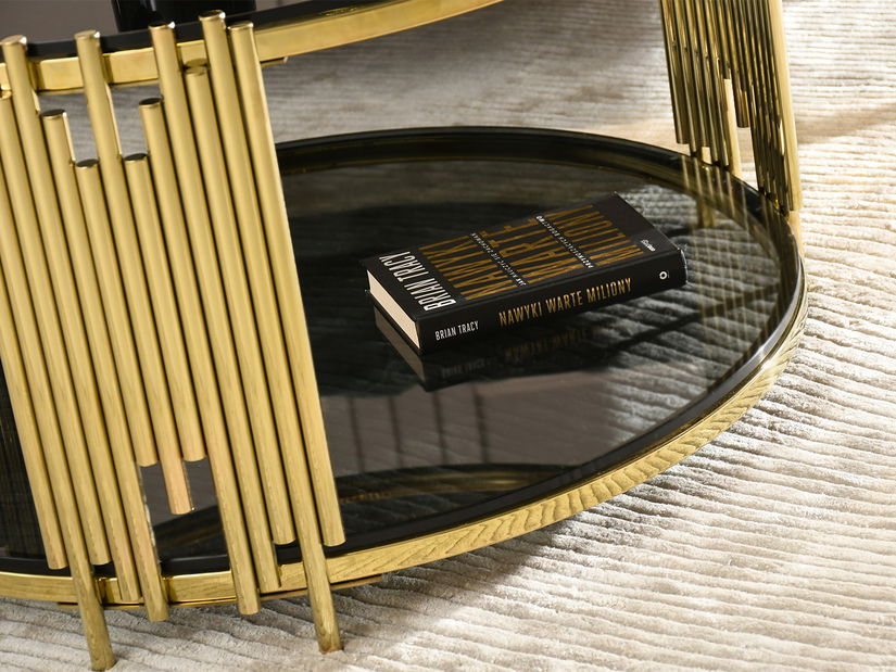 Konferenčný stolík Bonanza (zlatá)