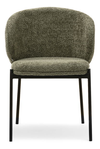 Jedálenská stolička Matices (zelená + čierna)