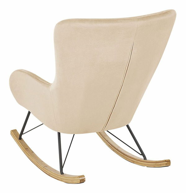 Fotelja za ljuljanje Esmae (bež)