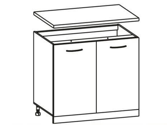 Dulap inferior de bucătărie Hariva New D-60