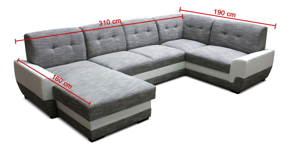 Rohová sedačka U Simona L+2+A+1 (L)