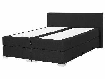 Franciaágy Boxspring 160 cm PREMIER (matracokkal) (fekete)