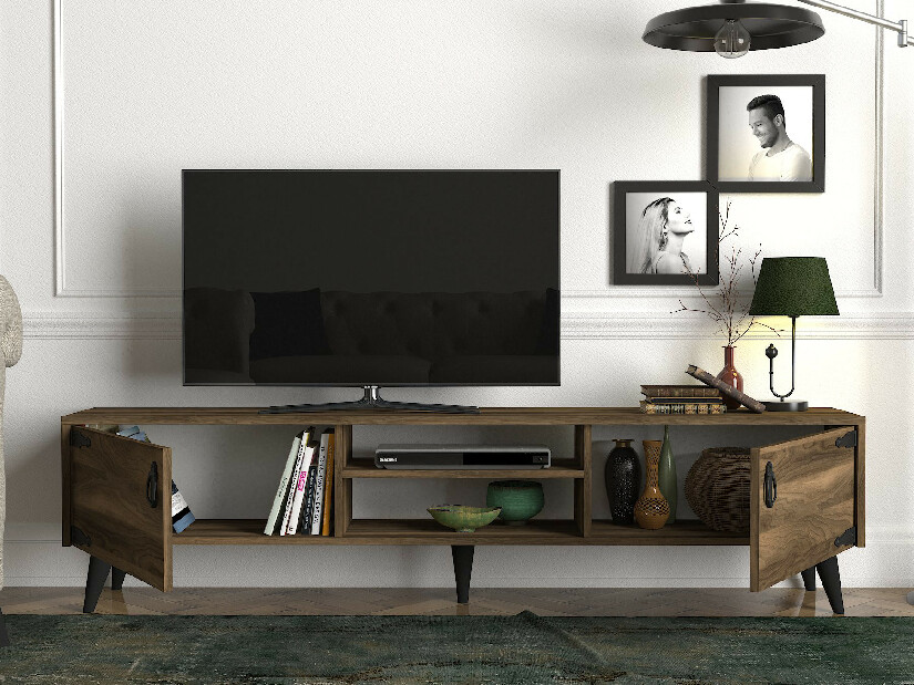 Mobilier living Ateny 2 (Nuc + Negru)